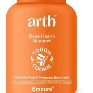 Arth Calcium Vitamin D3 600 Iu Tablets Bone Health Supplement Coral Calcium 1000 Mg