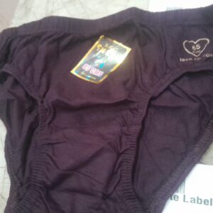 Women Cotton Panty Size 85 Cm Wine