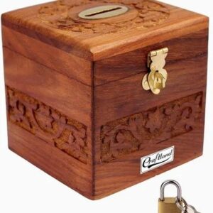 Craftland Wooden Money Piggy Bank