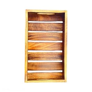 Handicrafts Wooden Serving Tray For Decoration And Dining Table 15X8 Inch
