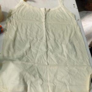 Womens Vest Under Shirt Lemon Yellow Size M