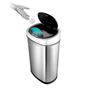 Ninestars Dzt509 Touchless Stylish Motion Sensor Dustbin With Lid 50 Litre