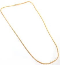 Golden Color Plain Chain For Women
