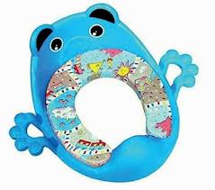 Blue Colour Potty Seat With Easy Grip Handles For Kids