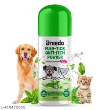 Breedo Dog Cat FleaTick AntiItch Powder 100 Ml