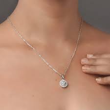 White Silver Women Necklace