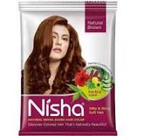 Nisha Henna Based Hair Color 15Gm Brown