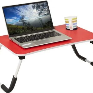 Wood Portable Laptop And Study Table Red