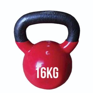 Iron 16 Kg Kettle Bells Red And Black Color