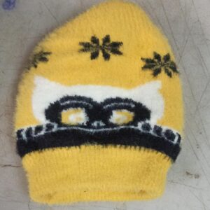 Yellow Colour Kids Winter Cap