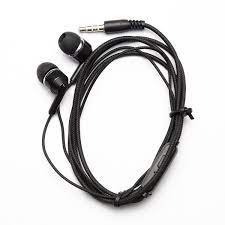 Black Wired Earphones