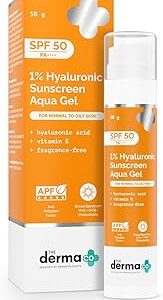 The Derma Co 1 Hyaluronic Sunscreen Aqua Gel 50Gm
