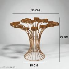 Brass Multi Tea Light Holder