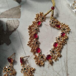 Gold Colour Princess Unique Jewellery Sets