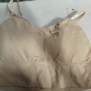 Skin Colour Padded Sports Bra For Women Size 34