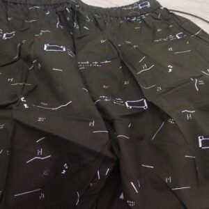 Green Color Printed Men Shorts Size Xl