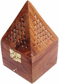 Wooden Brown Incense Burner