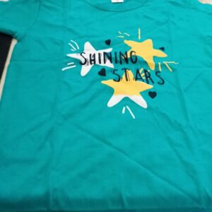 Green Tshirt Printed For Girls Size 80