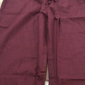 Mens Pure Cotton Pant Burgundy Color Size L