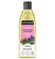 Soulflower Rosemary Lavender Hair Oil For Healthy Hair Scalp Nourishment Hair Growth 120Ml