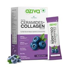 Oziva Phytoceramides Collagen Builder Blueberry Flavour 6Gm Pack Of 7