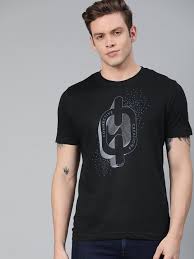 Huetrap Men S Black Rogue Graphic Tee Black T Shirt Size 30