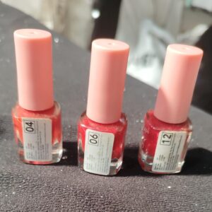 Milap Color Pops Red Shade Nail Paint 6Ml Pack Of 3