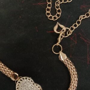 Winsome Deal Heart Shape Gold Plated Chain