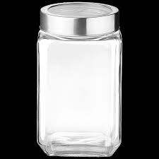 Cube Storage Glass Container 1000Ml 1Pc