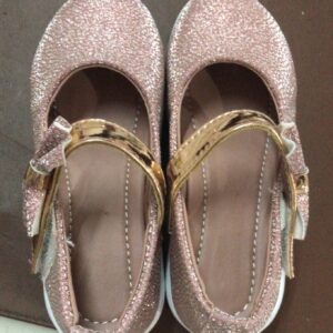 Cute Design Sparkle Sandals For Kid Girls Pink Size 7
