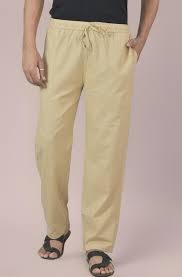 Qasida Beige Color Cotton Pant Size 3Xl