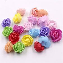 Multi Color Foam Rose For Decoration 50 Pcs