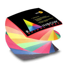 Rainbow Spiral Cube For Students And Office Use 500 Sheets