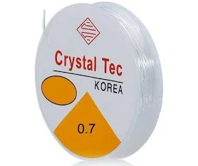 Elastic Cord String For Bracelet Making Rll 0 Point 7 Mm 2 Pcs