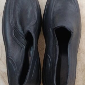 Plastic Shoes For Men Colour Black Size 7