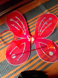 Fancy Dresses Other Pink Butterfly Wings Fairy Pink 3 To 8 Years Boys Girls Red Color