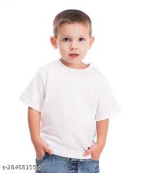 Kids Boys White T Shirt Size S