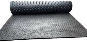 Cow Mat Premium Black Cow Pet Mat Size 5 X 8 Feet