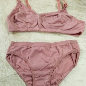 Women Peach Colour Bra And Panty Size 32