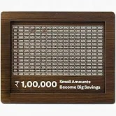 Wooden Calendar Saving Box 100000 Piggy Back