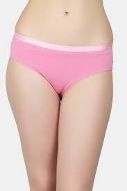 Women High Waist Panty Pink Size M