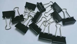 12Pcs 32Mm Metal Binder Clips Black Colour
