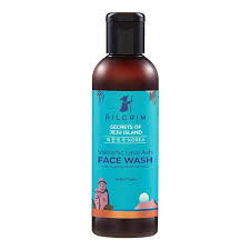 Pilgrim Secrets Of Jeju Island Volcanic Lava Ash Face Wash With Yugdugu White Lotus All Skin Types 100Ml