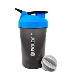 Boldfit Shaker For Gym Leakproof Gym Shaker Bottle Ideal For Protein Pre Workout Bcaas Sports Bottle Plastic 500 Ml Blue