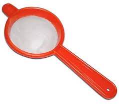 Plastic Tea Coffee Strainer Red