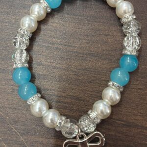 Women Bracelet Blue White Colour