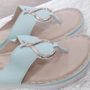 Enjee Doctor Beige And Green Color Sandals For Women Size 39