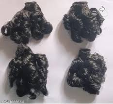Black Color Laddu Gopal Artificial Hair Set Of 4
