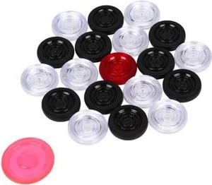 Y2M Carrom Goti 1 Striker Carrom CoinsCarrom Board Goti Carrom Pawns Pack Of 20