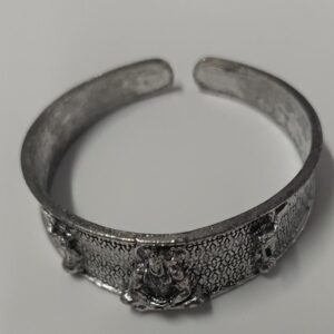 Silveric Hanuman Ji Kada For Men Silver